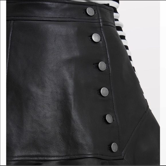 Marisa Webb Leather Skirt - Picture 5 of 6